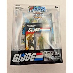 World's Smallest Micro GI Joe Action Figure Duke and Mini comic book